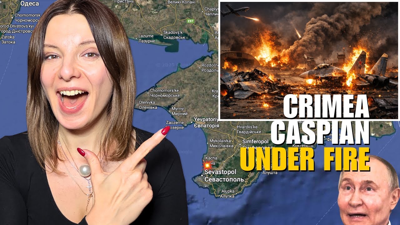 SECOND STRIKE IN 72 HOURS: UKRAINE BURNS TWO RUSSIAN SU-27 JETS IN CRIMEA Vlog 2164: War in Ukraine