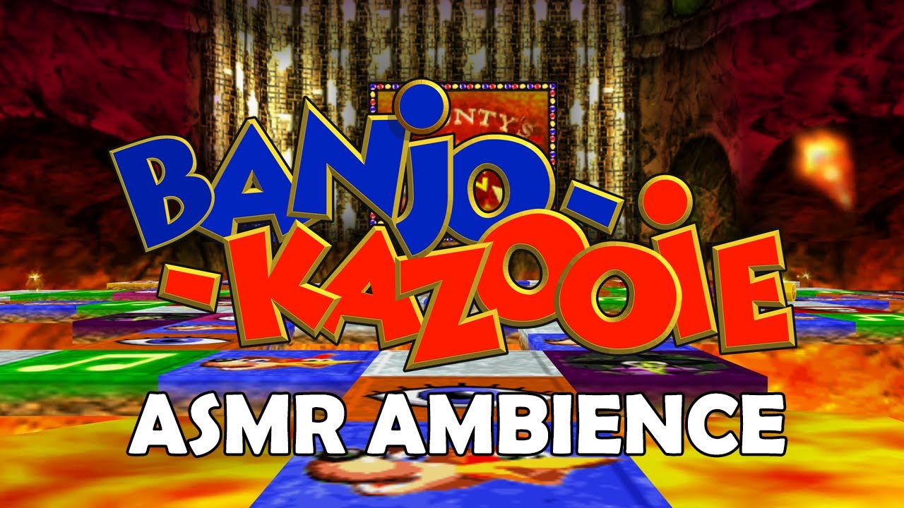 Banjo-Kazooie Ambience | Grunty's Furnace Fun | Lava ASMR Study/Work/Sleep | Nintendo 64 [1 hour]
