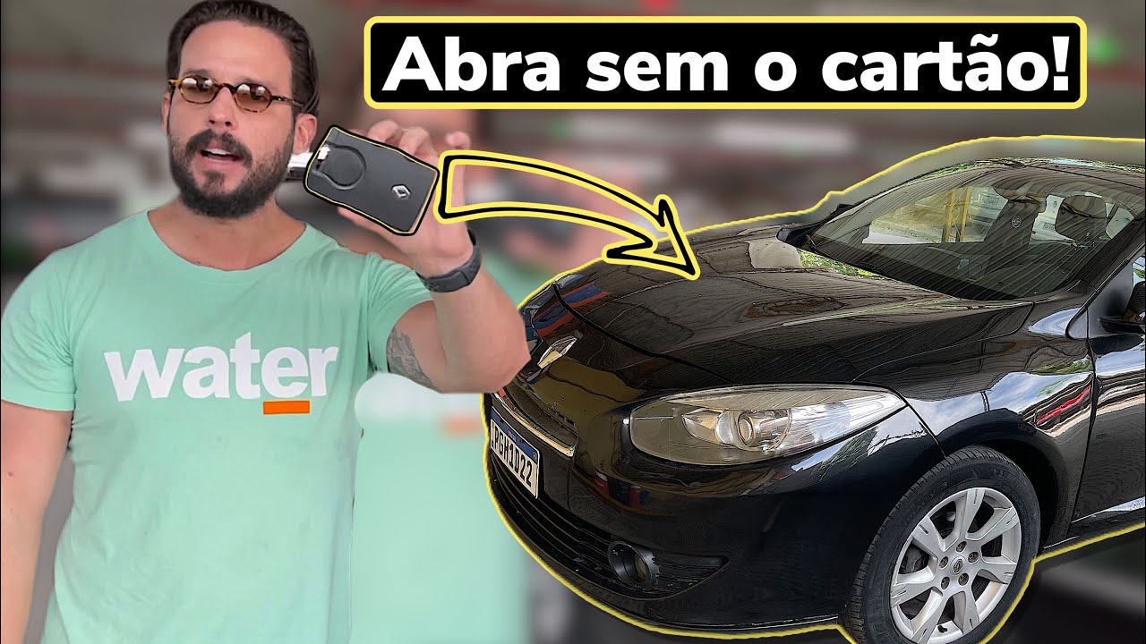 COMO ABRIR O RENAULT FLUENCE SEM USAR O CARTÃO - ENTENDA
