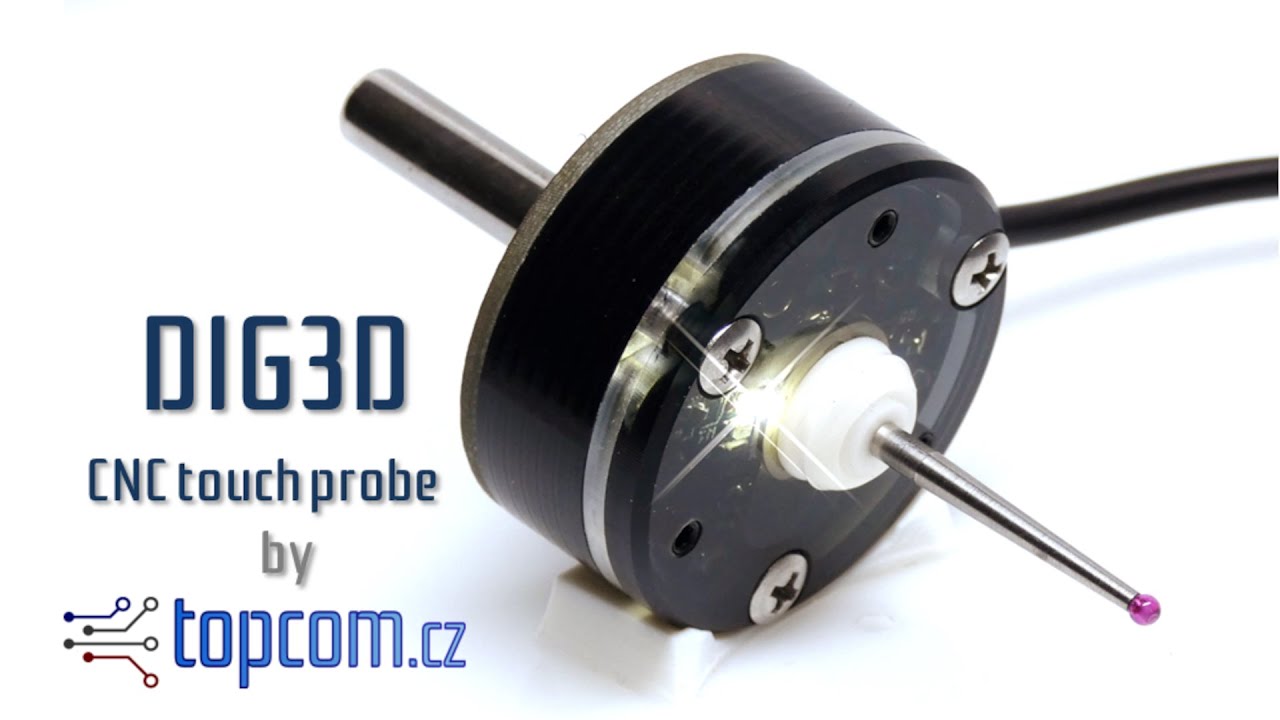 DIG3D product line (DIG3D.LP.M, DIG3D.LP.C), digitizing touch probe and edge finder