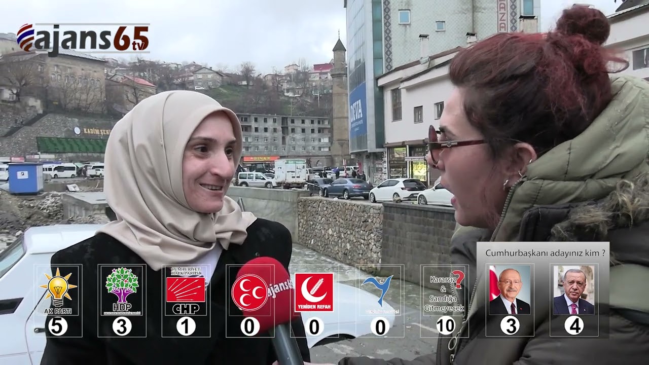 Bitlis'te Sayaçlı Seçim Anketi Yaptık: Karazsızların sayısı önde