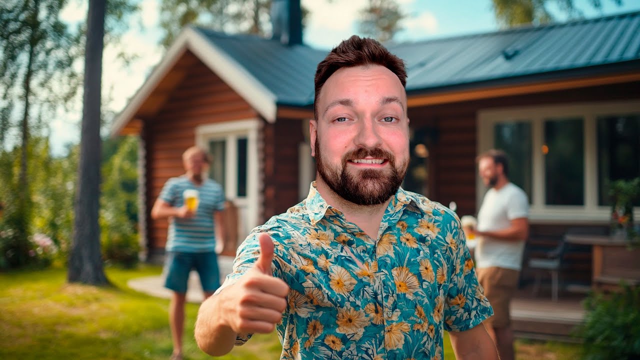 Palasimme mökille uusina miehinä! | Finnish Cottage Simulator