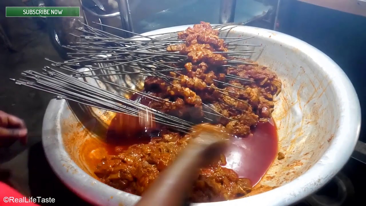 Local Store Food Kabab / Making Kabab / Shik Kabab / Preparing Kabab For Local Customer