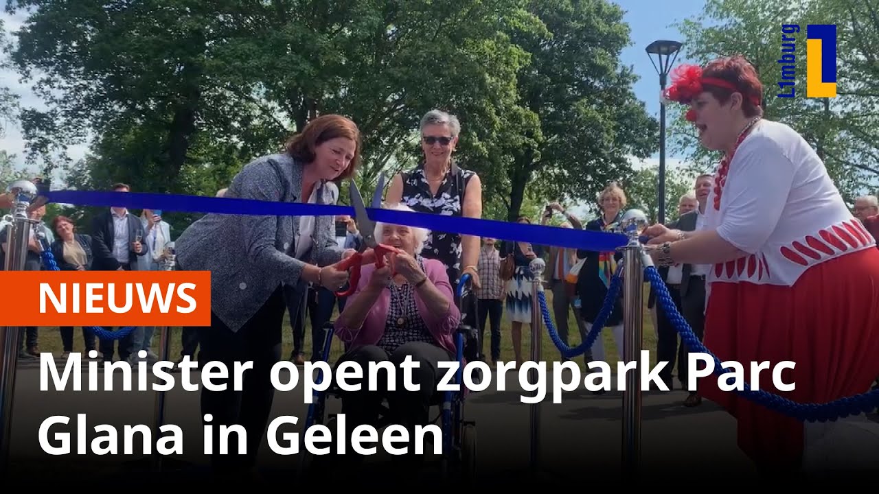 Minister Helder opent zorgpark Parc Glana