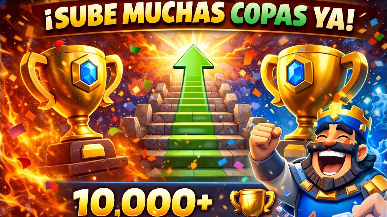 🚀 Cómo subir MUCHAS copas en Clash Royale (FÁCIL)