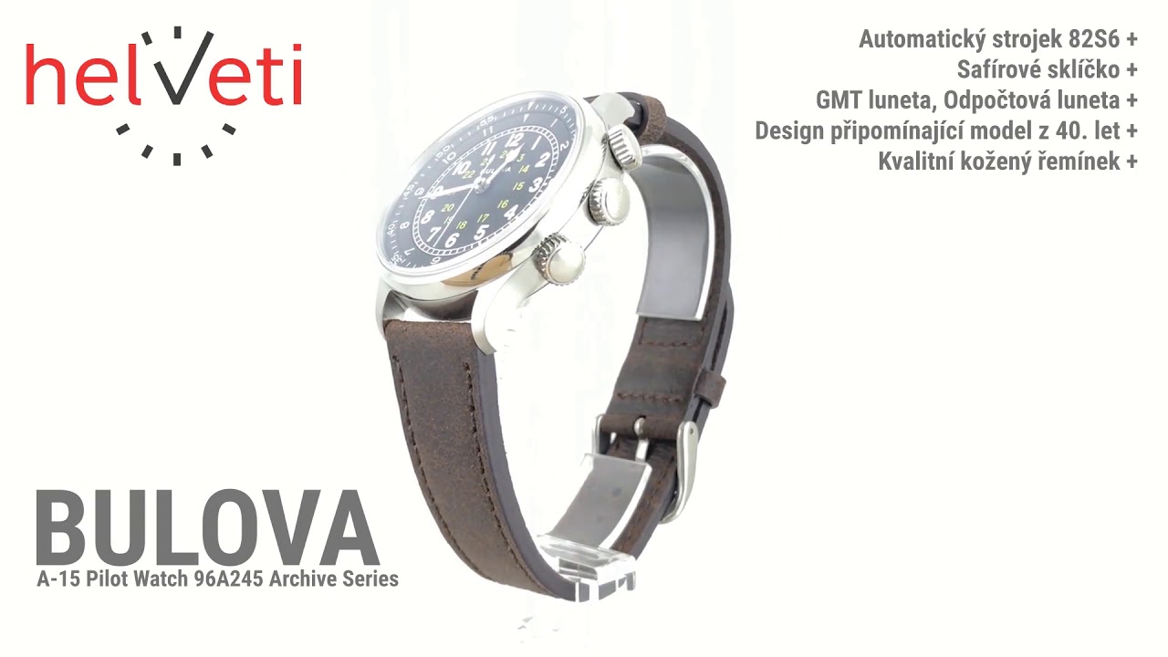 Bulova A-15 Pilot Watch 96A245