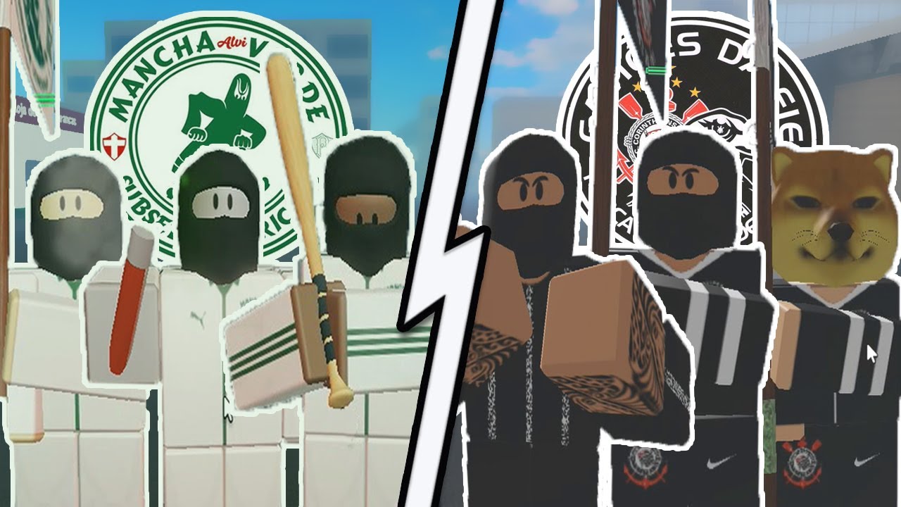 Torcidas Organizadas No Roblox! Mancha Verde x Gaviões da Fiel