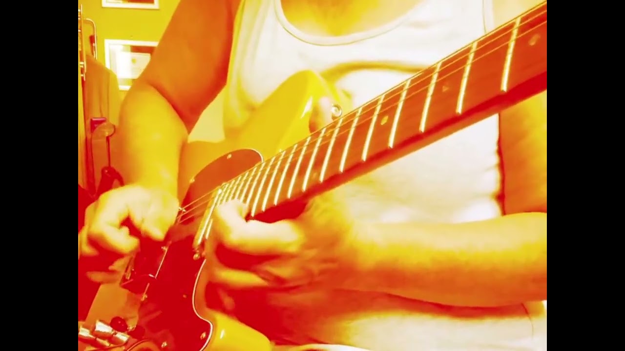 Funk groove guitar solo in C# minor key