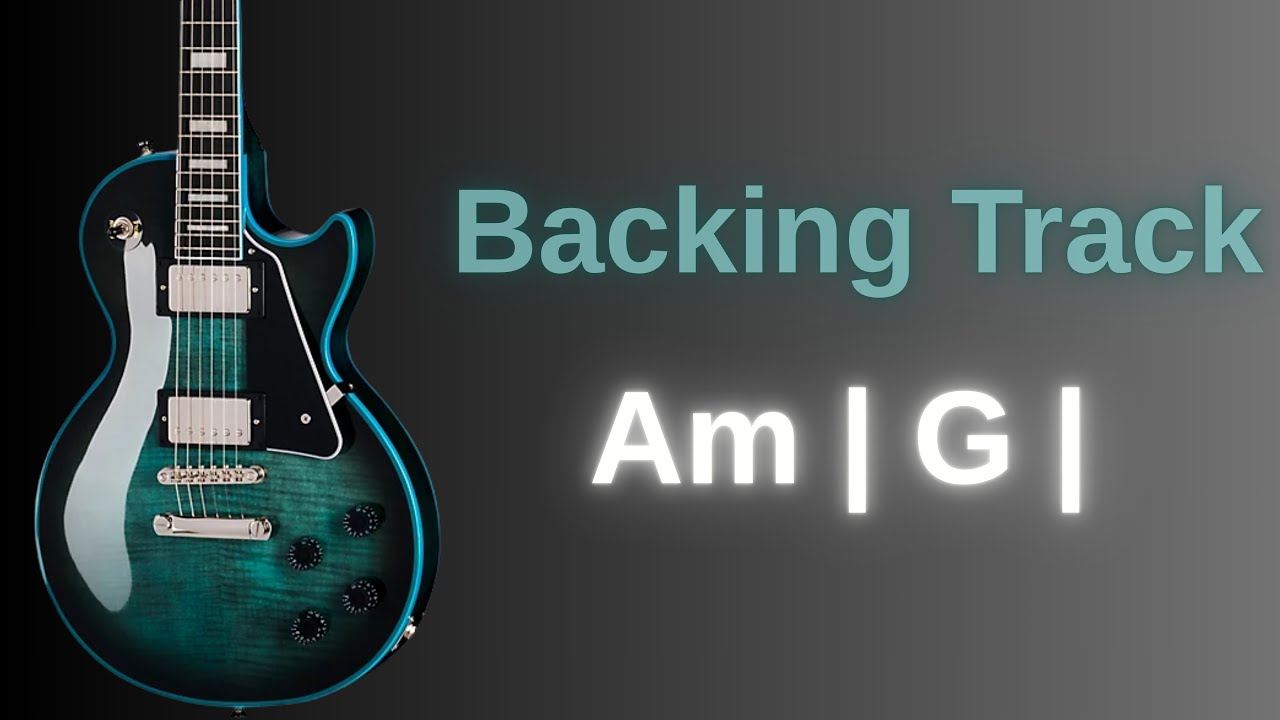 Two Chord Guitar Backing Track in A Minor