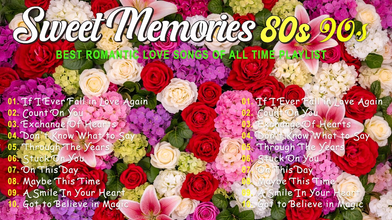 Greatest 80s 90s Love Songs Throwback 💖 Lyrics Romantic Old Love Songs Playlist 💕