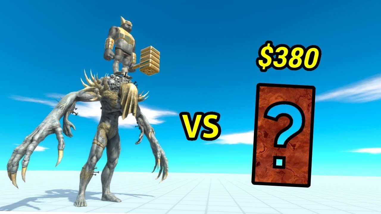 Scourge & Ghor hammer vs random team same price Animal Revolt Battle Simulator