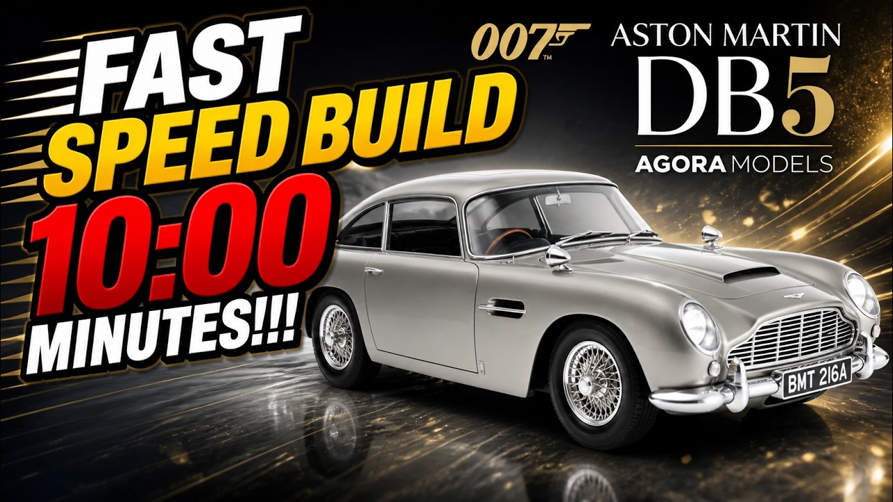 Aston Martin DB5 - Agora Models - Fast Speed Build - 10:00 Minutes!!!