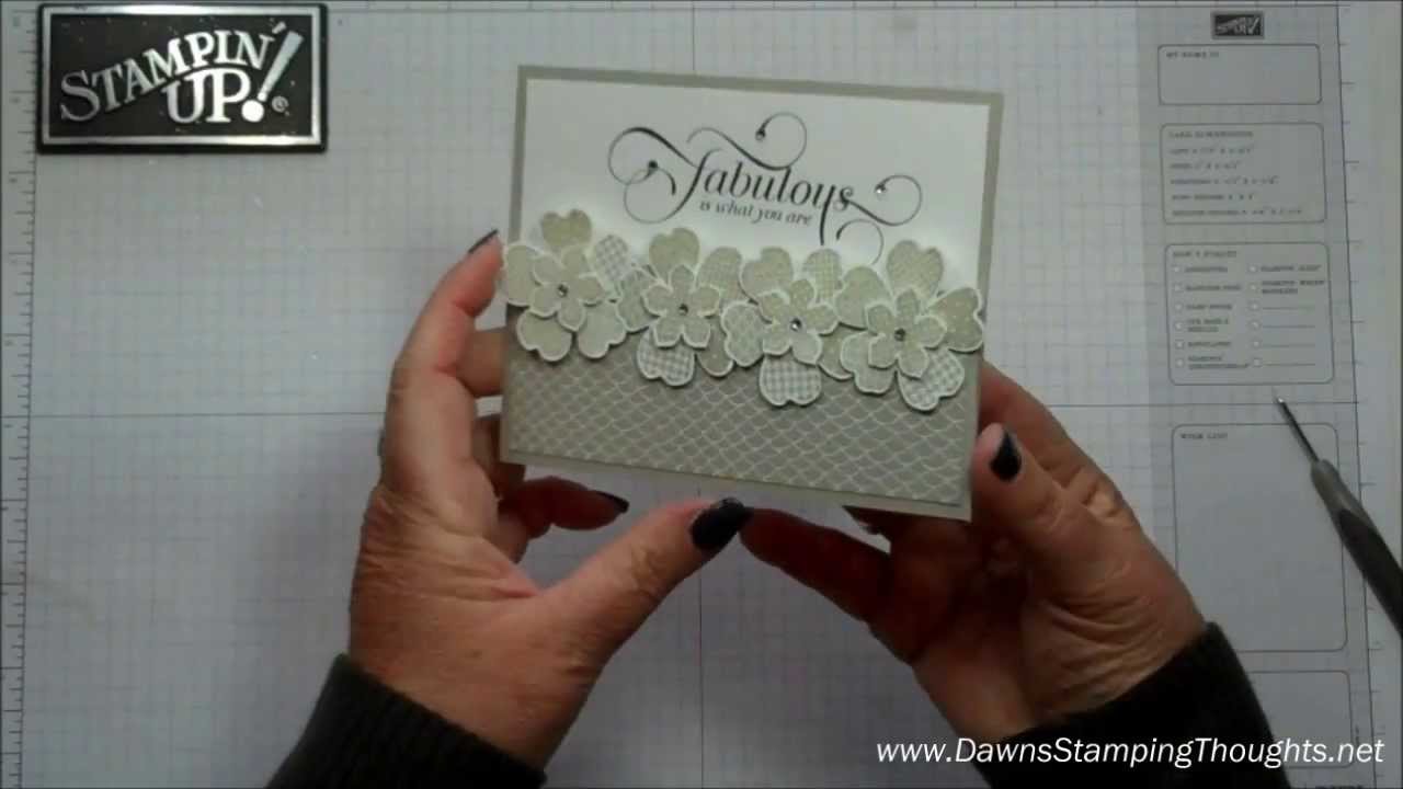 Million & One flower card with Dawn