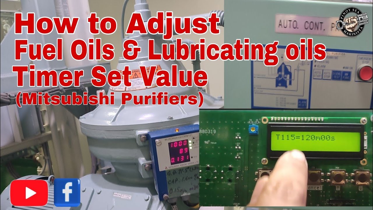 How to Adjust Timer Settings of Fuel Oils and Lubricating Oils Putifier (Sludge Discharge Intervals)