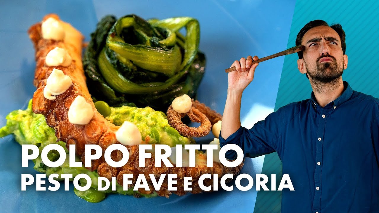 Polpo fritto con pesto di fave: la ricetta tradizionale da assaporare!