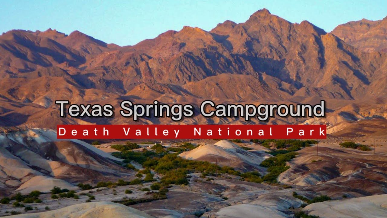 [4K] The most popular campground in Death Valley National park, with first-come, first-served basis.