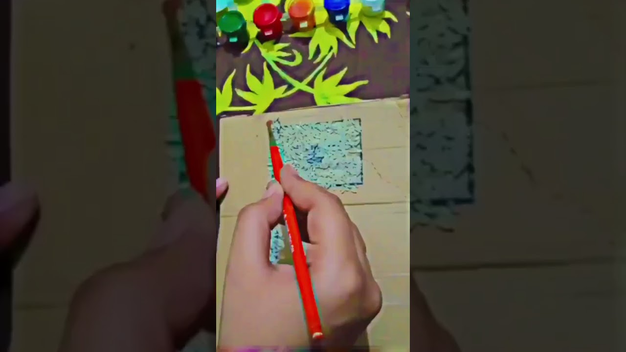 Indian Flag from cardboard with rice || independence day|| |