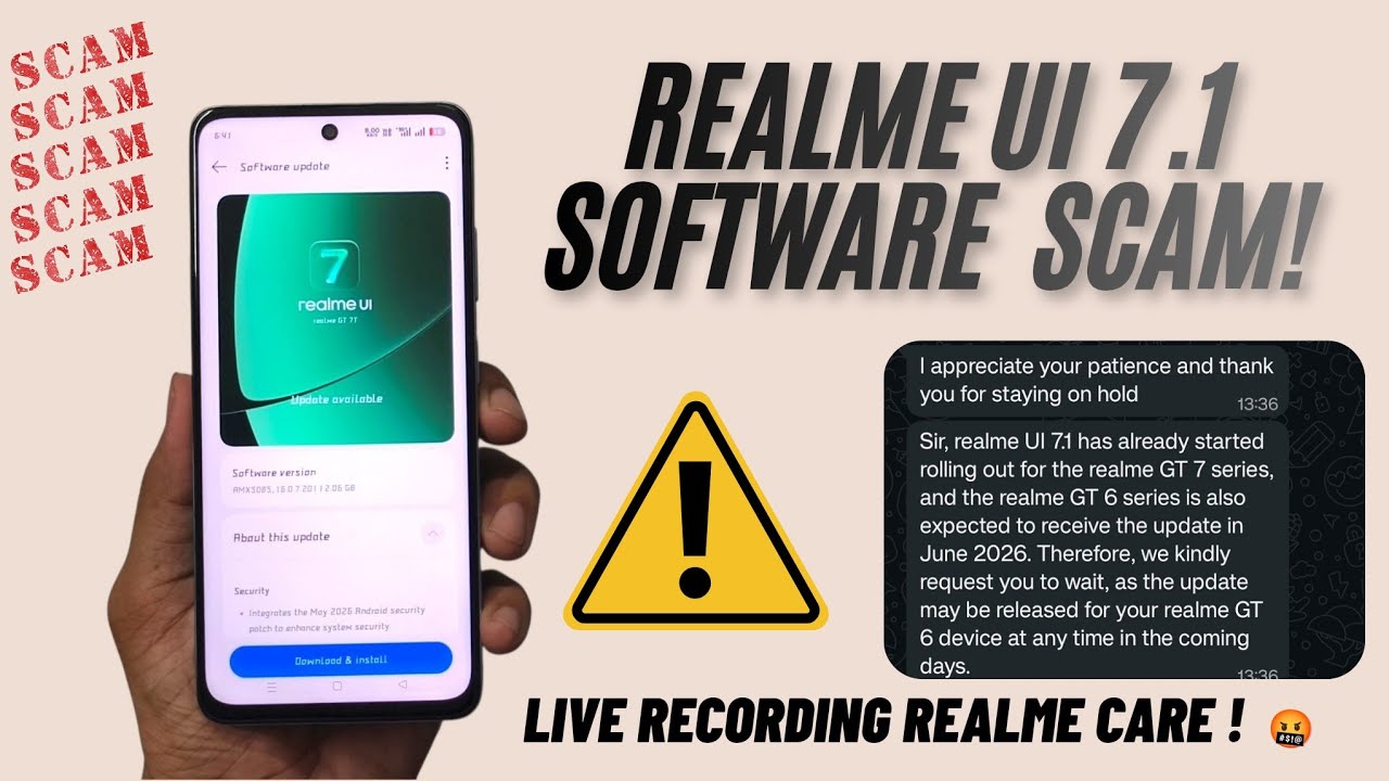 REALME UI 7.1 SOFTWARE SCAM 🤬