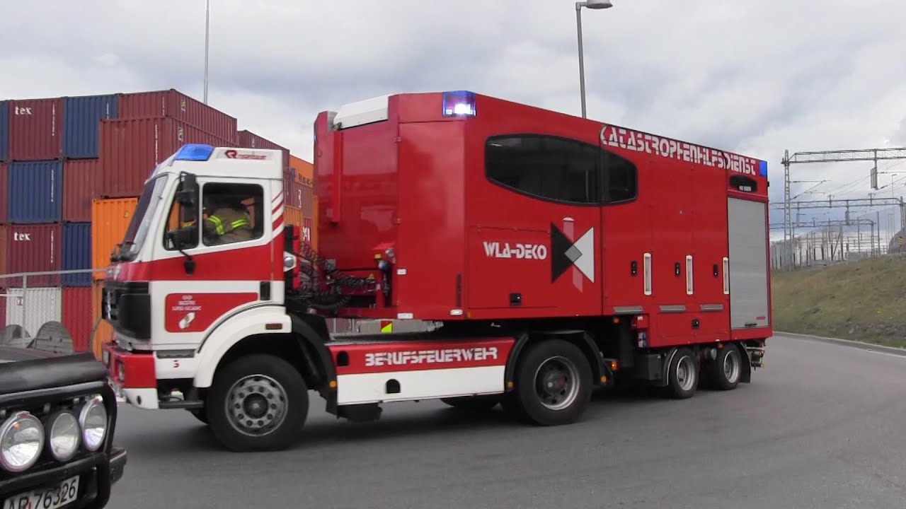 HLF 81 FW Oslo + 8x Feuerwehr Oberösterreich in Norwegen