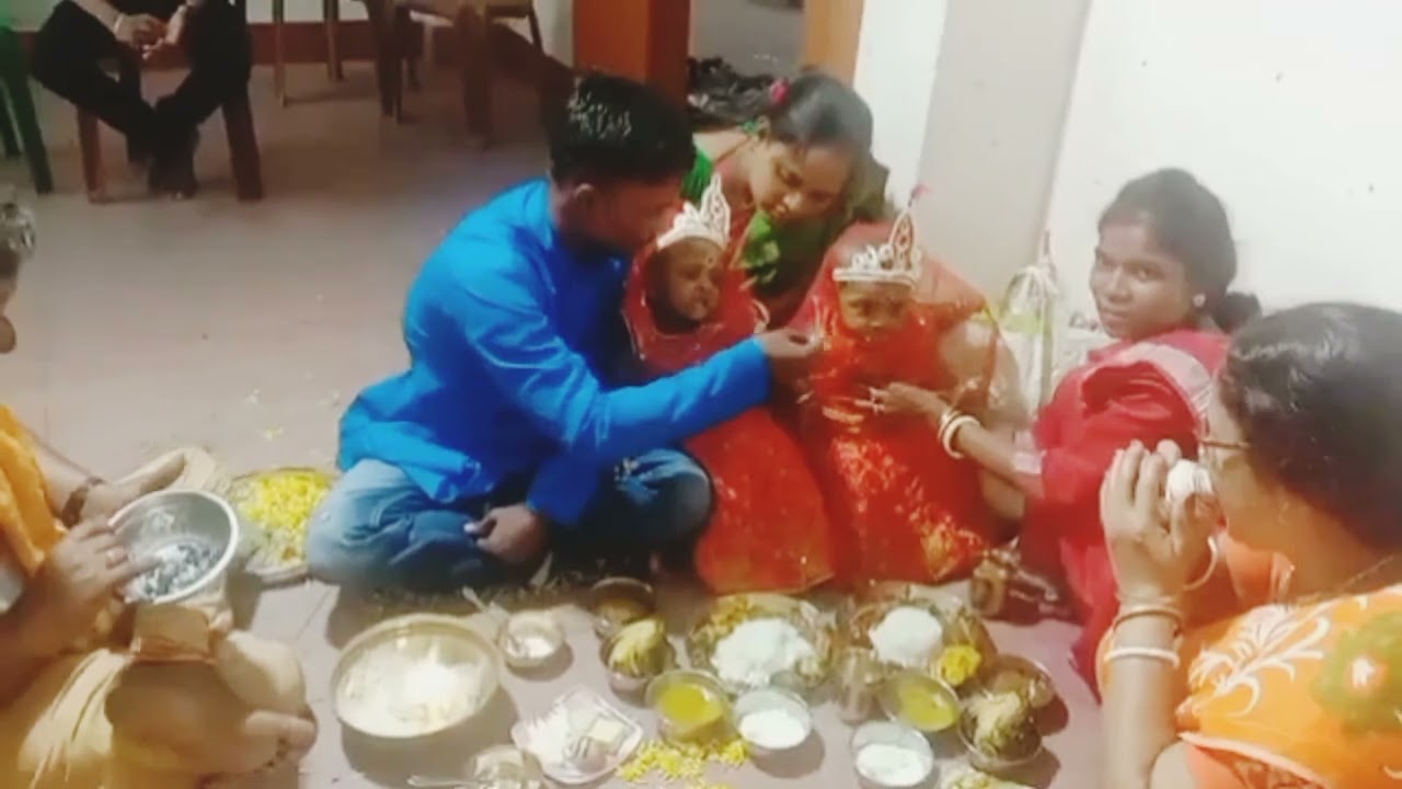 চিনি মিষ্টি অন্নপ্রাশন অন্ন দান সময়#rice ceremony#twins