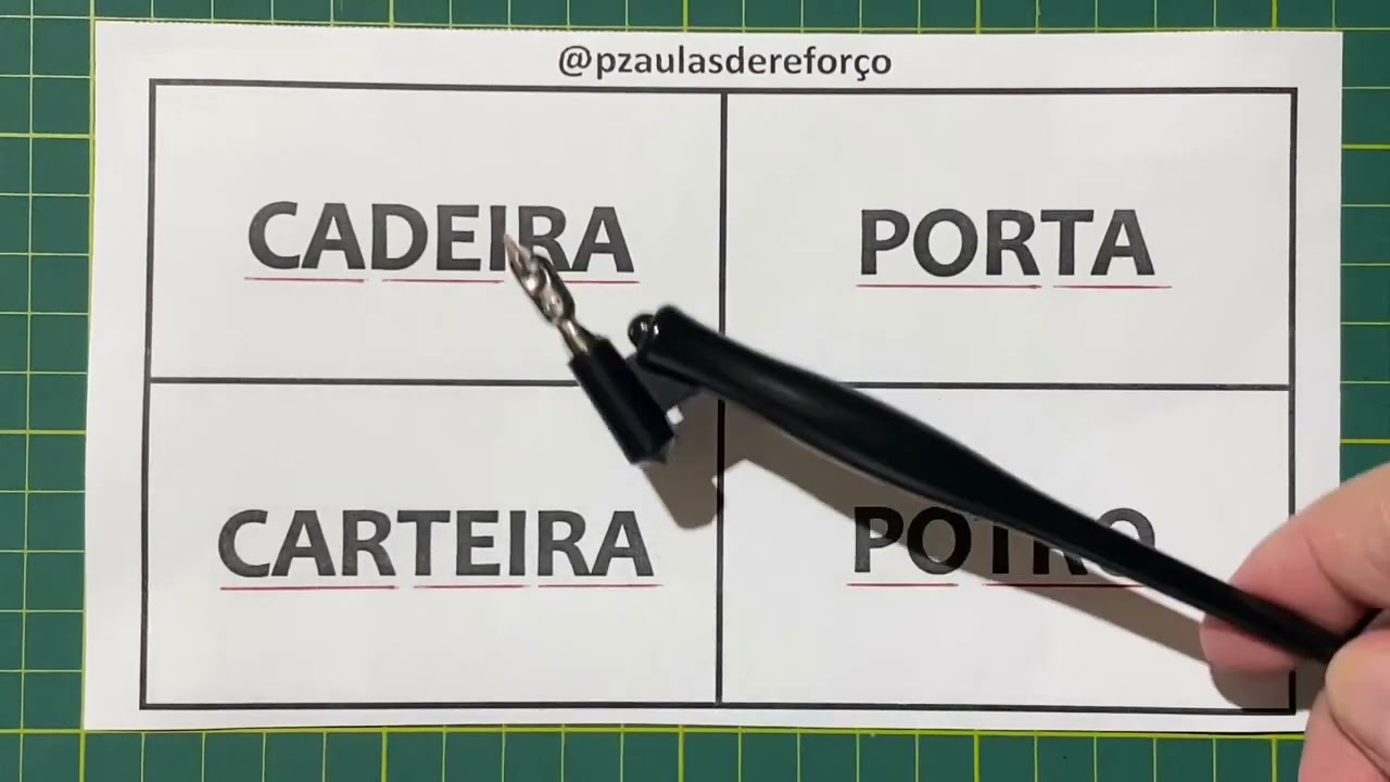 VAMOS LER AGORA AS PALAVRAS: CADEIRA, CARTEIRA, PORTA & POTRO.