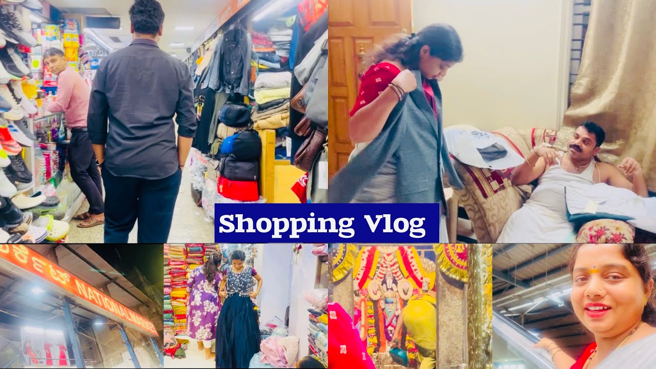Chickpet shopping Vlog | Bajaj complex, national market ￼￼| Function Shopping Vlog ￼￼🧿🥰