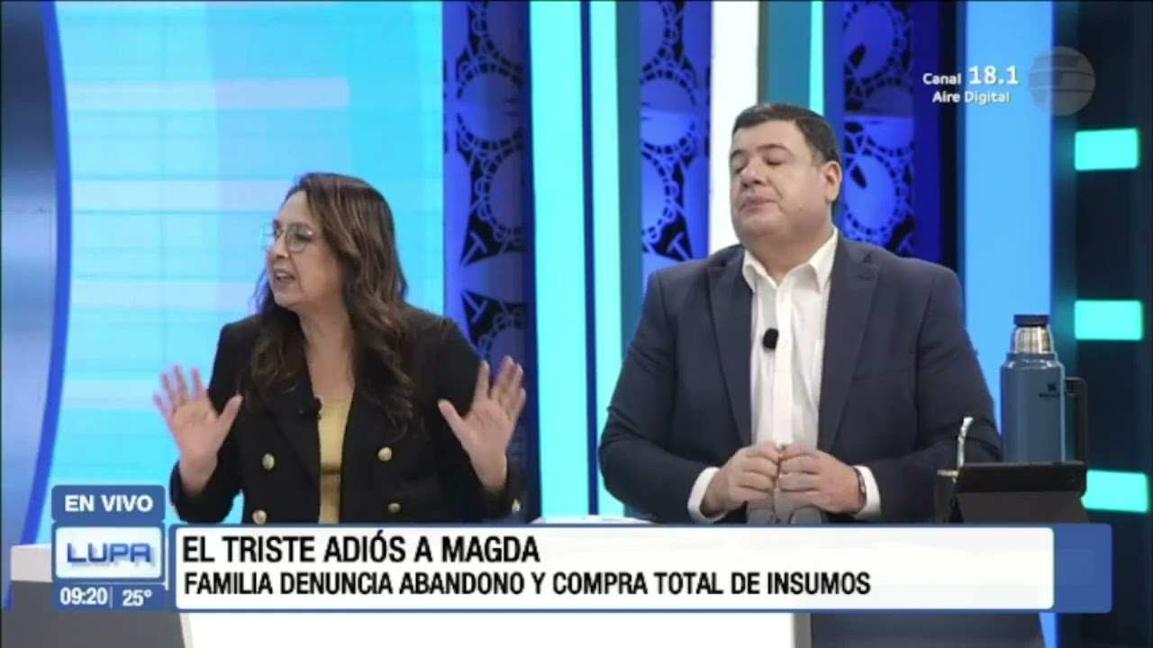 El triste adiós a Magda