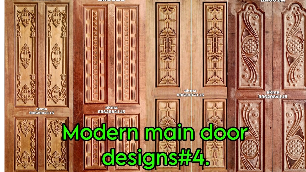 Modern double door designs #teakwooddoors #frontdoordesign #amazing door design #latestcarvingmodels