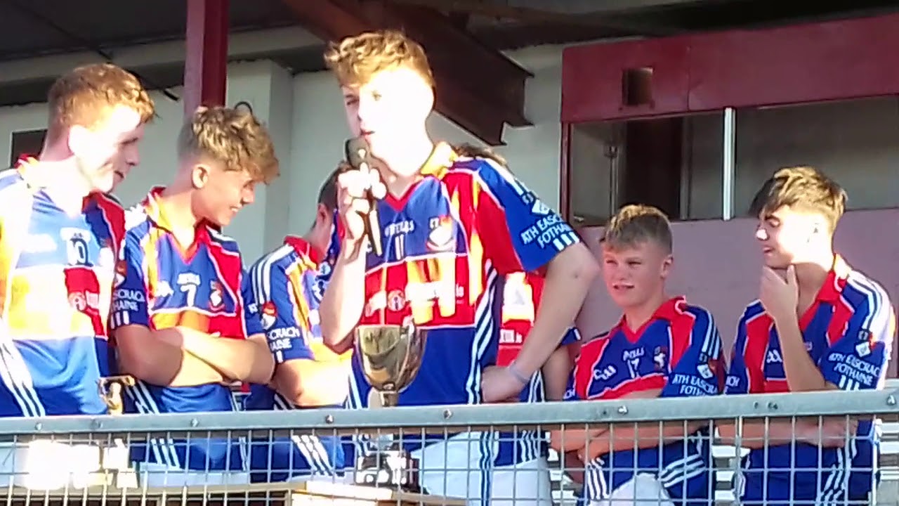 Ahascragh Fohenagh - County under 16 Hurling Champions 2018!