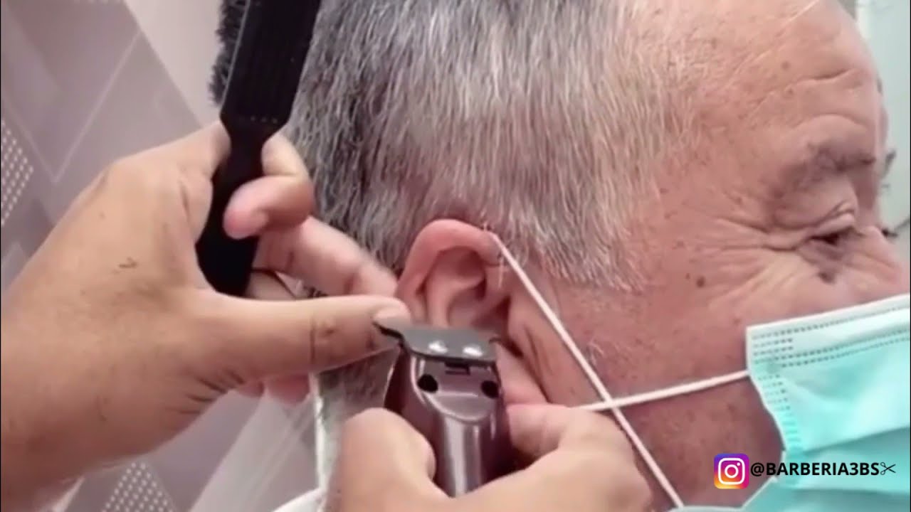 CORTE de Pelo CLÁSICO para Hombre ADULTO Mayor💈✂️