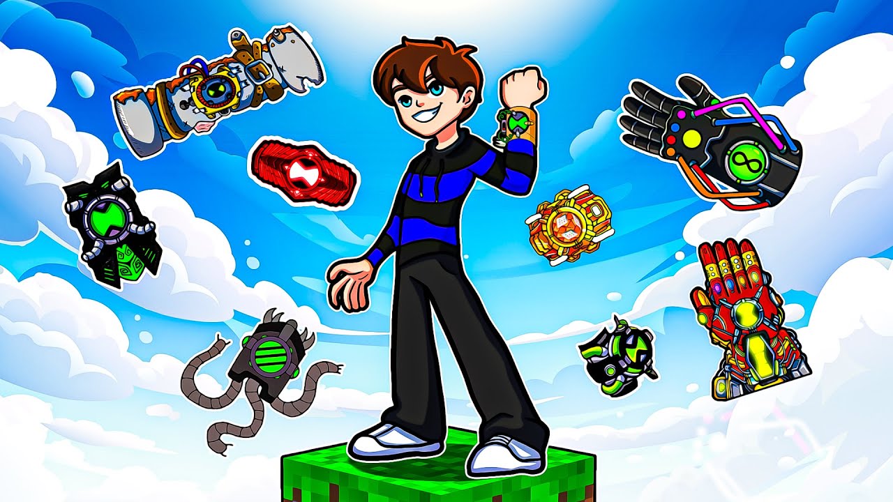 NOVOS OMNITRIX no UM BLOCO do BEN 10