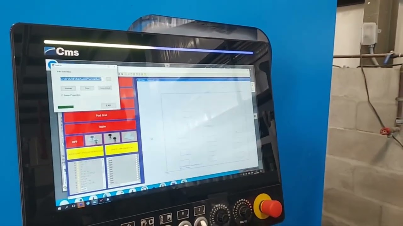 CMS Maxima 5 axis Machining center running marble countertops