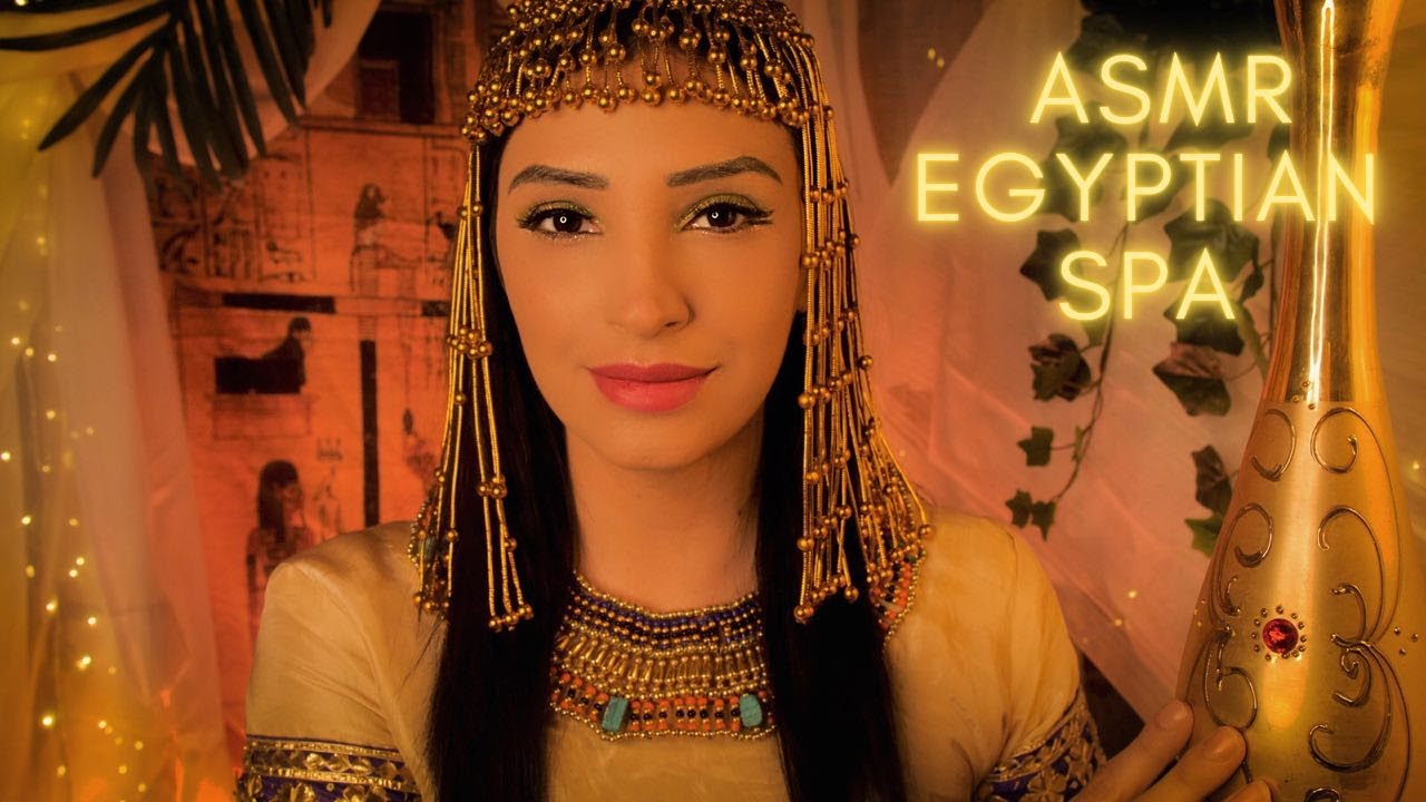 ASMR World Spa | Egyptian Spa 🌿 Bathing You, Skin Treatment, Makeup, Pampering Roleplay Soft Spoken