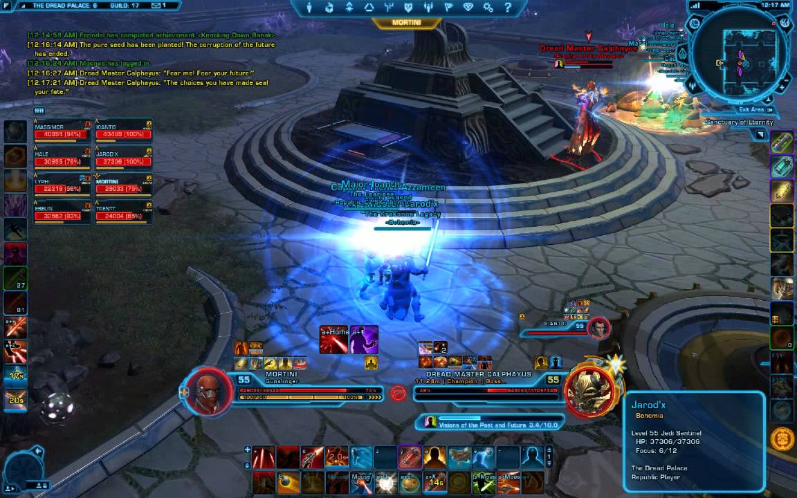 SWTOR - The Dread Palace HM, 3rd boss, Dread Master Calphayus (22-03-2014)