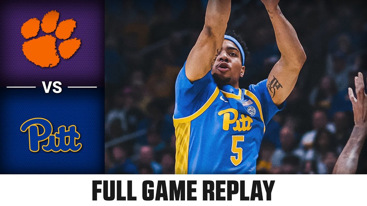 Clemson vs. Pitt Full Game Replay | 2024-25 ACC Men's Basketball