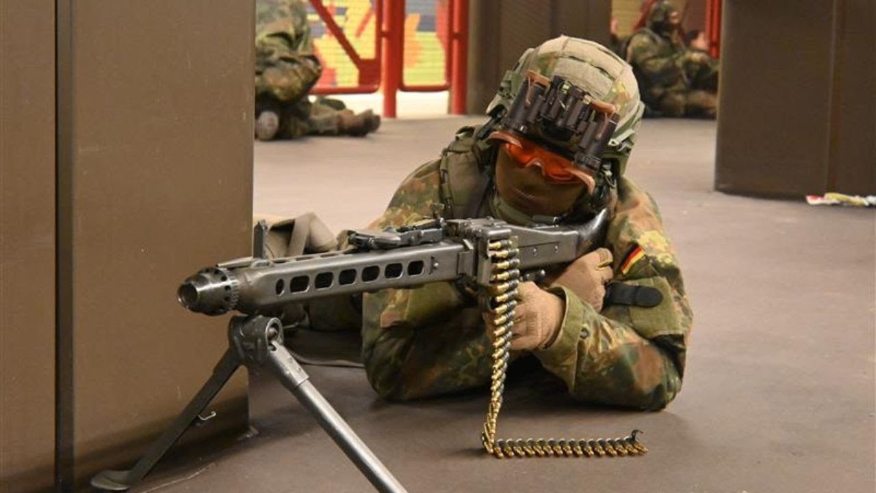 German Armed Forces special unit trains in Berlin underground