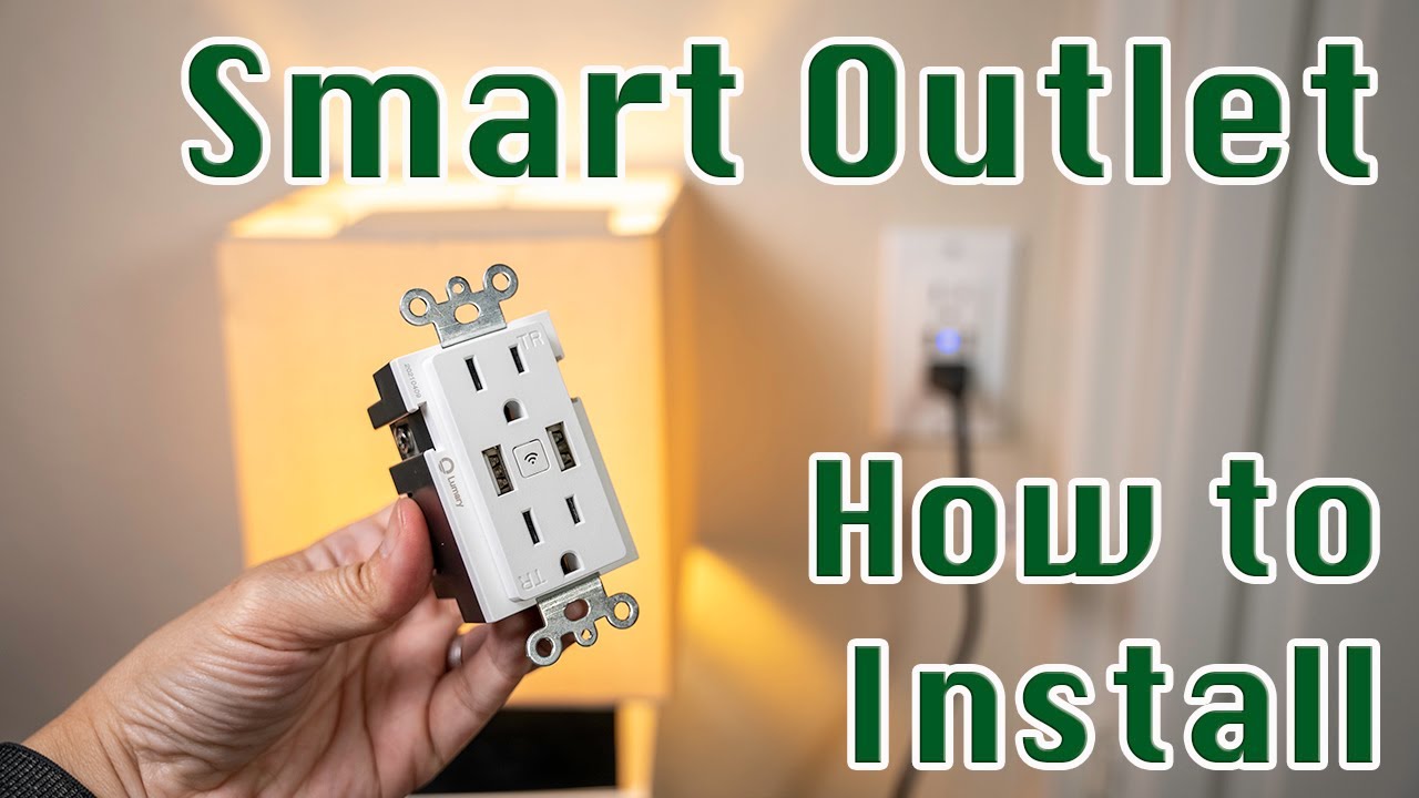 How to Install a Smart Outlet | Lumary Smart Outlet with USB Ports Review and Setup | DIY