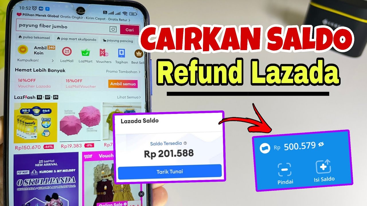 Cara Mencairkan Saldo Refund Lazada Ke Rekening - Cara Tarik Saldo Lazada Ke Rekening