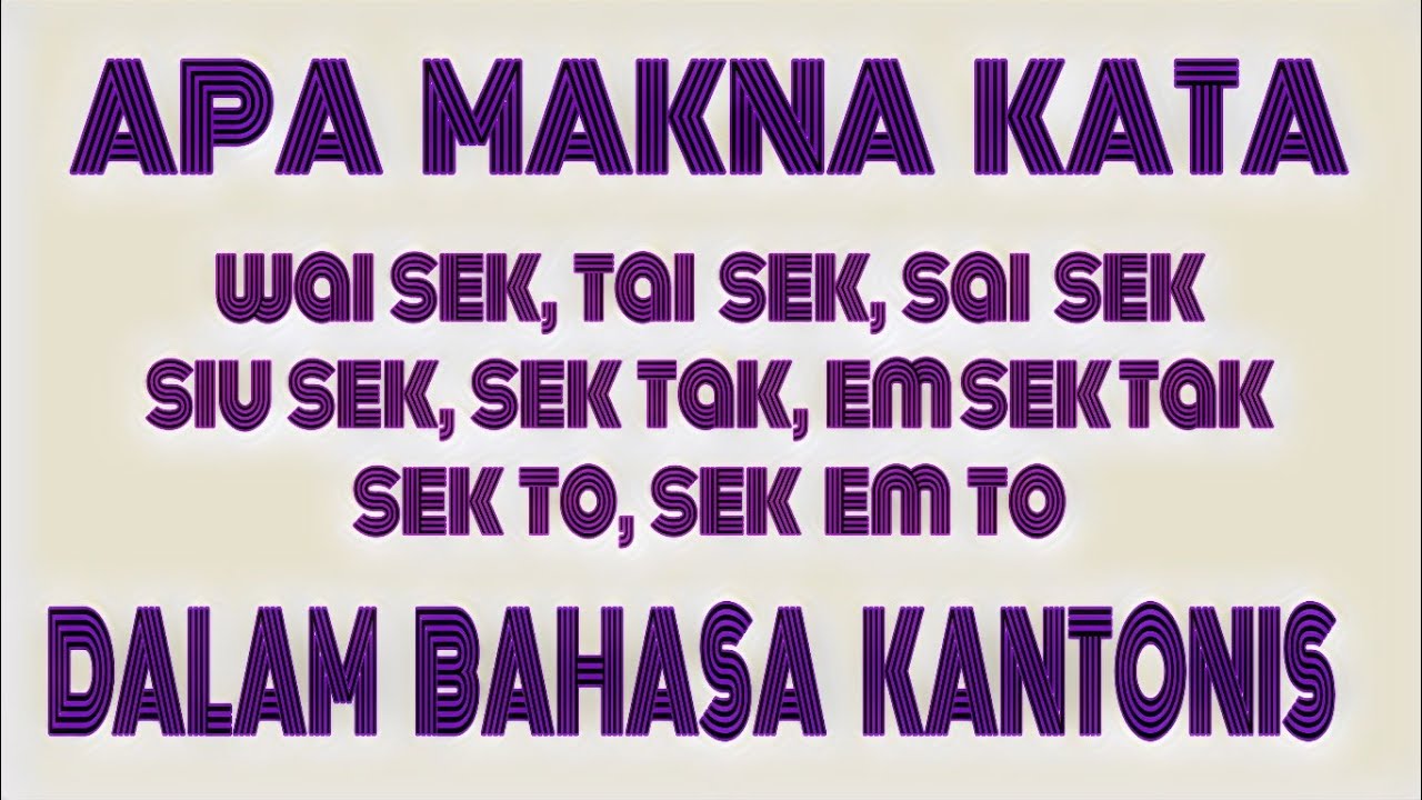 Video 196# Belajar Bahasa Kantonis sehari hari || Belajar Cantonese