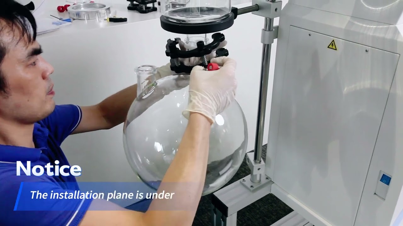 Rotary Evaporator installation