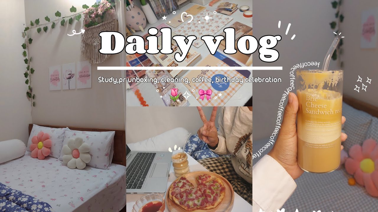 Study vlog ⋆.˚ 📚 | Daily vlog | Productive day in my life | aesthetic | blog | Study with me|morning