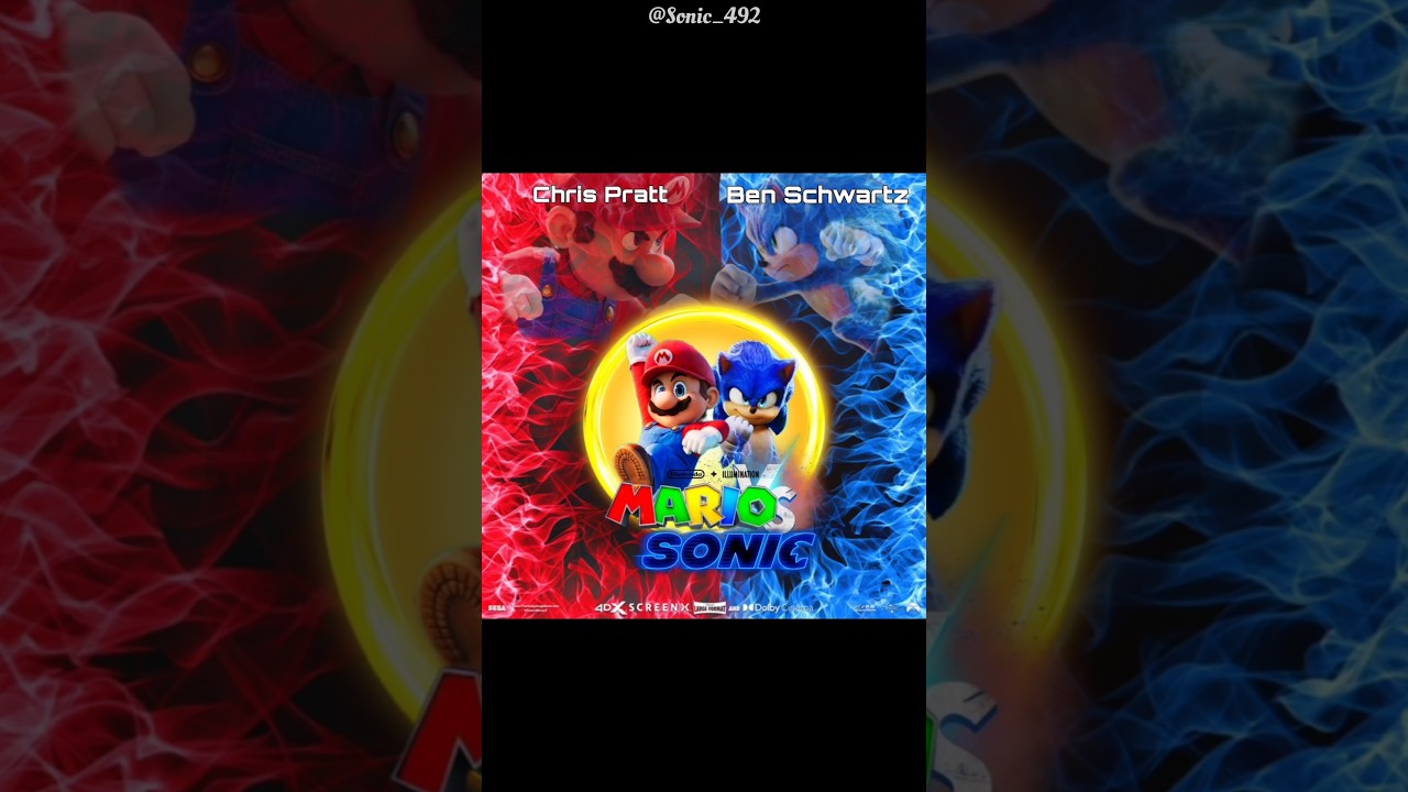 Making a Mario vs Sonic Movie poster (Fan poster) #6