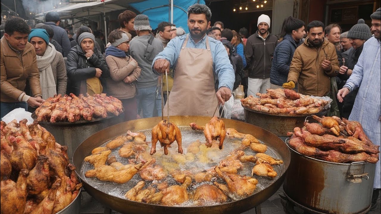 MAN MAKING 500KG CHICKEN PAKORA DAILY | CRISPY CHICKEN PAKODA RECIPE |Peshawar Street Food