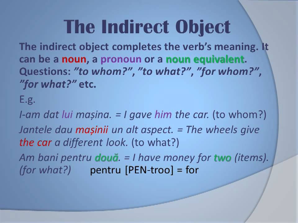 Basic Romanian Grammar Lesson 2: Syntax - The Parts of the Sentence