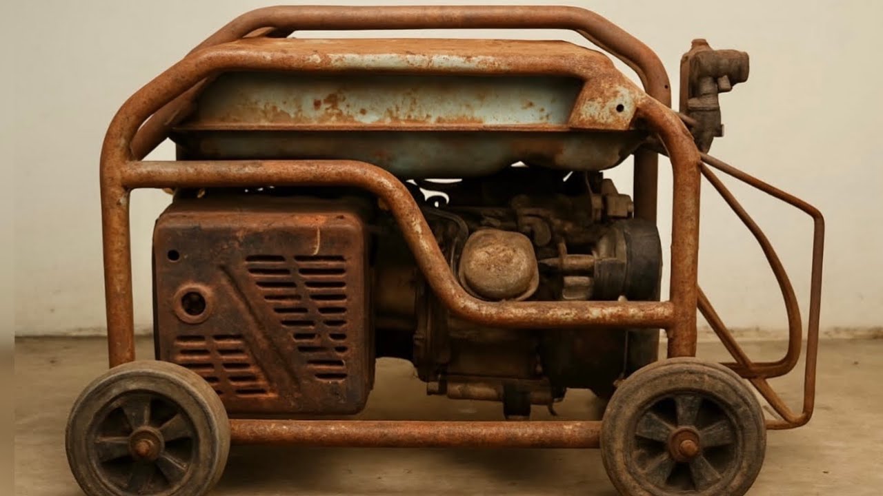 Restoring an Old Rusty Generator 