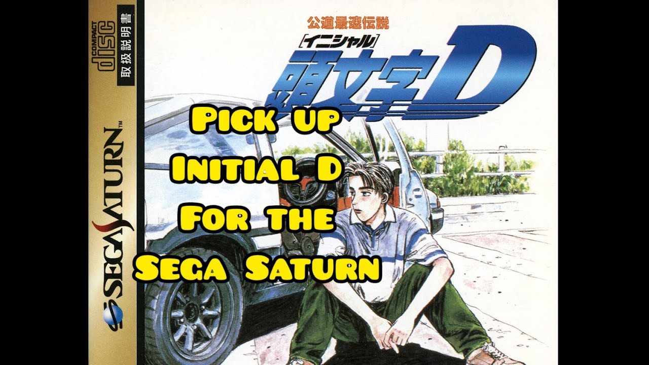 Pick-up Initial D for Sega Saturn gameplay