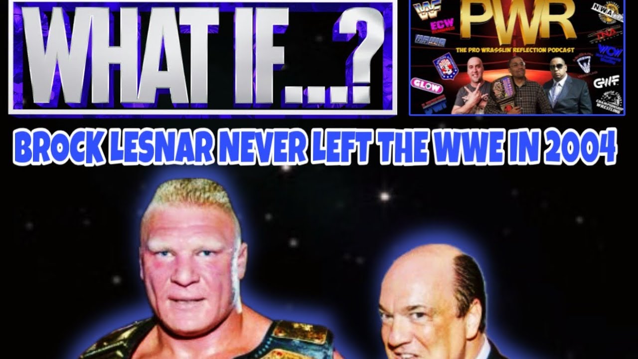 WHAT IF BROCK LESNAR Never left The WWE  in 2004?????