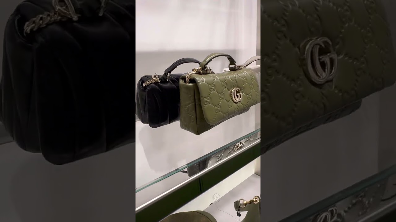 GUCCI OUTLET BROWSE HANDBAGS AND SHOES WITH ME 