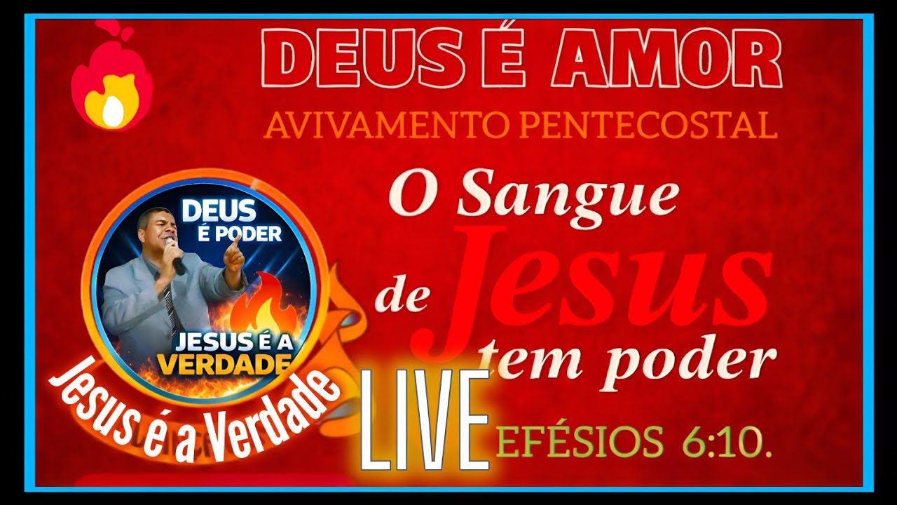 🔥DEUS É AMOR 🔥ORAÇÃO DO CALVÁRIO 18H | EF.6:10 Revestimento Livramento, Live IPDA Pentecostal #IPDA