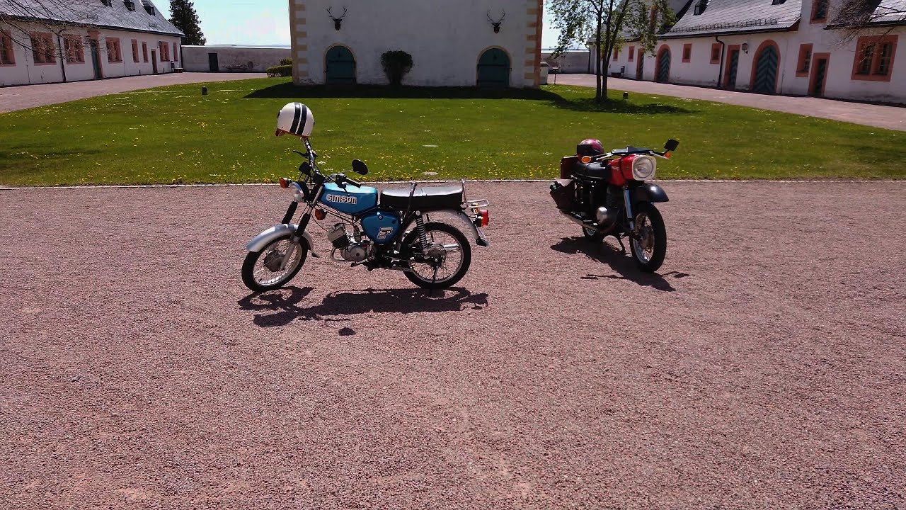 Kulturelle Mopedtour Augustusburg - Chemnitz / Simson und MZ erkunden Sachsen